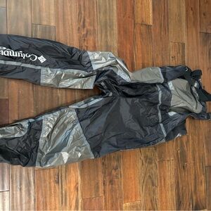 Columbia Black and Gray Outdoor Overalls